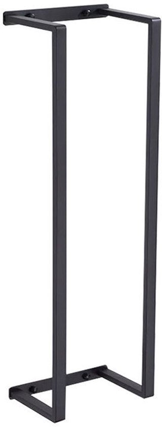 AUM® Handdoekrek – handdoekrek badkamer – Badkamerrek – Handdoekhouder - Zwart – Voor 10+ Handdoeken - 70x20x14 cm