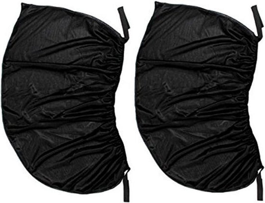 Zonnescherm voor Auto – 4 Stuks Doorschijnend Raamscherm – UV-Bescherming – Geschikt voor Achterruit – Zwart -IMENGINE