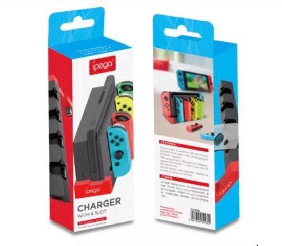 iPega Docking Station - Geschikt voor vier Nintendo Switch joy-cons