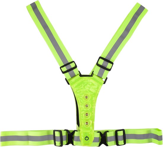 IMENGINE® Hardloop Verlichting - Hardloopvest - Reflecterend Hesje - Running vest - Borstlamp