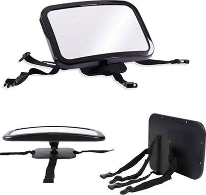 Achterbank spiegel auto - voor baby & kind - 360° verstelbaar - shatterproof