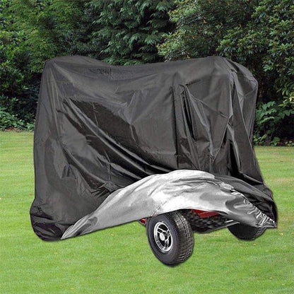 AUM® Scootmobiel Beschermhoes – Waterdicht & UV-bestendig – Universele Pasvorm – Voor Buiten & Binnen – Zwart