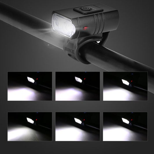 IMENGINE® fietslampjes - LED Fietsverlichting Set – fietslampjes led set wit en rood - inclusief Achterlicht + LED Spaakverlichting – 1000 Lumen – Racefiets verlichting - USB Fietsverlichting