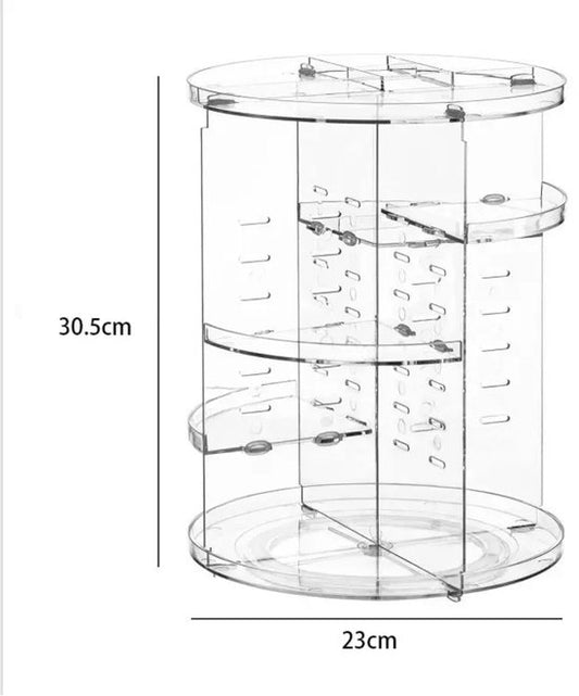 AUM Make up Organizer – Skincare Organizer – Transparant – 360º Draaibaar